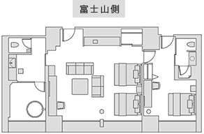 間取り図(富士山側)